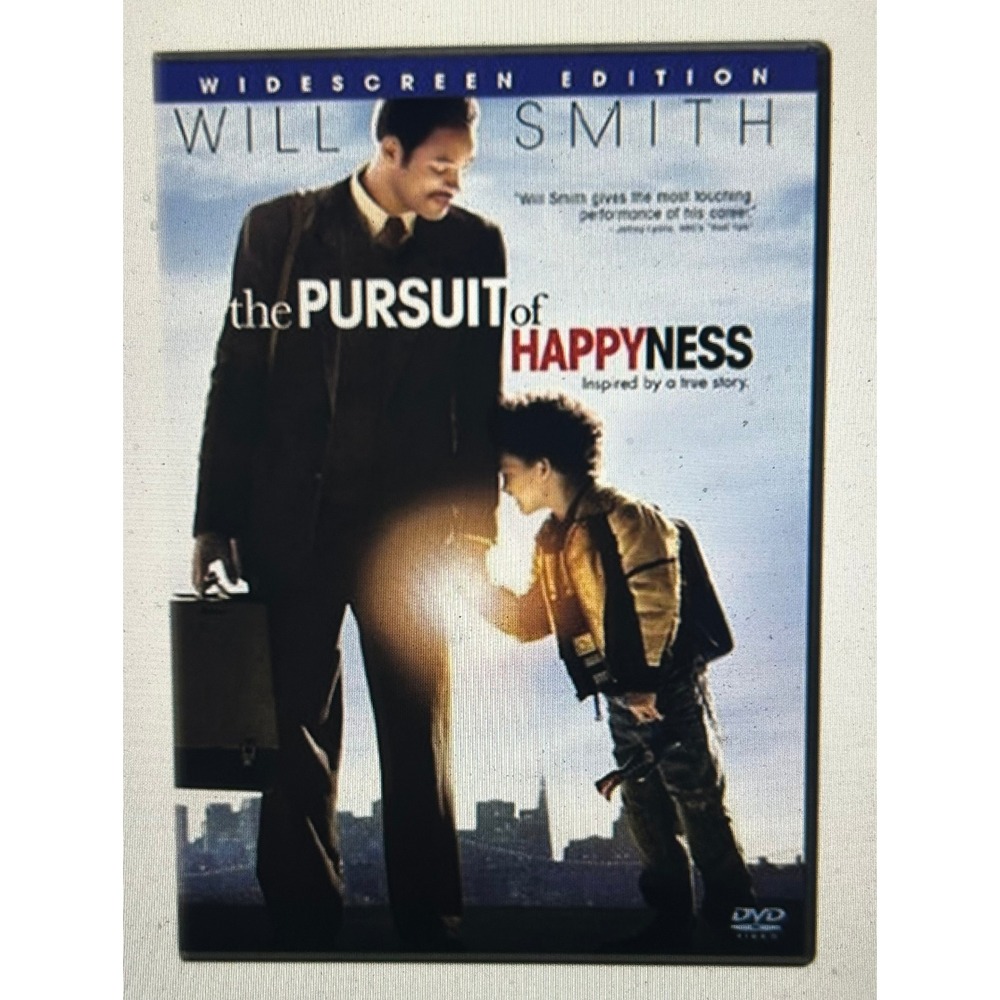 The Pursuit of Happyness DVD Disc Only Will Smith Inspirational Drama Tested